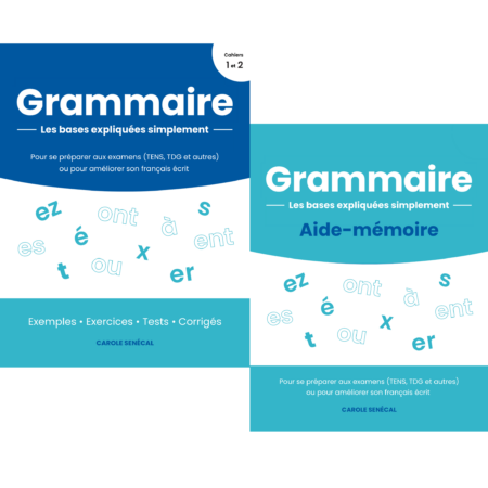Préparation aux TENS – Grammaire : Cahiers format électronique et cours privé
