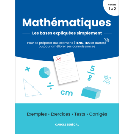 Couverture du cahier de préparation TENS en mathématiques