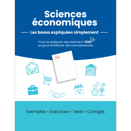 Couverture du cahier de préparation TENS en sciences économiques